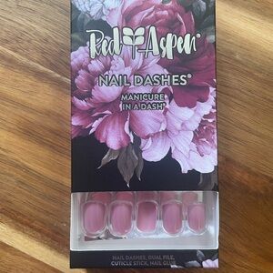 Red Aspen Nail Dashes: With Calliope In The Corridor